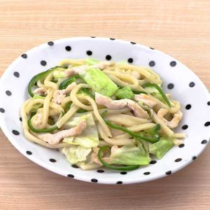 「鶏むね肉の焼きうどん」のレシピ動画
