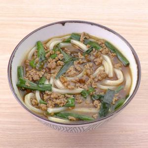 「ひき肉のカレーうどん」のレシピ動画