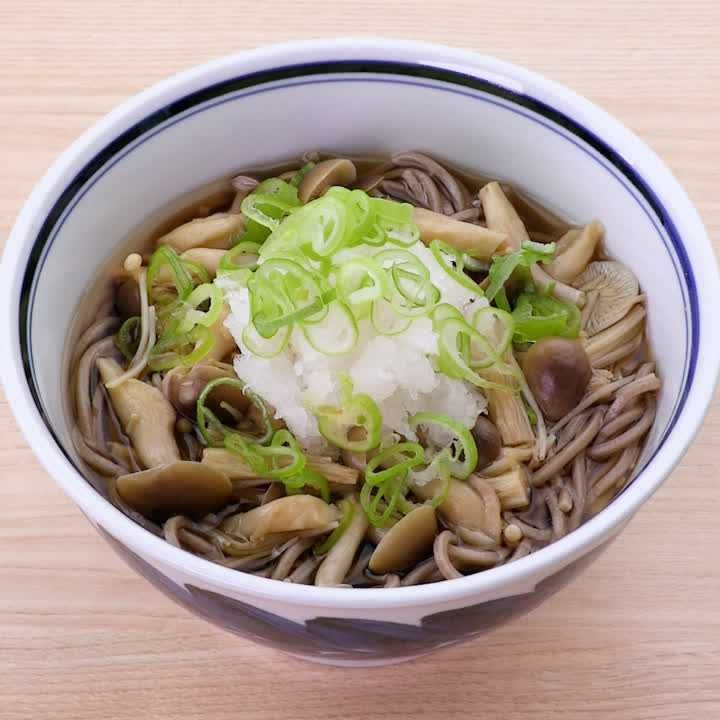 きのこおろし蕎麦