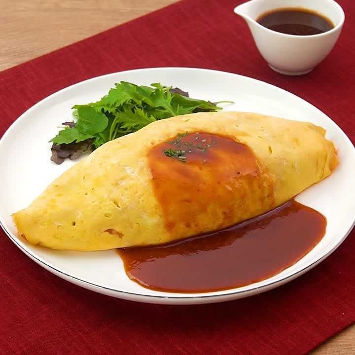 ソーセージのデミオムライス