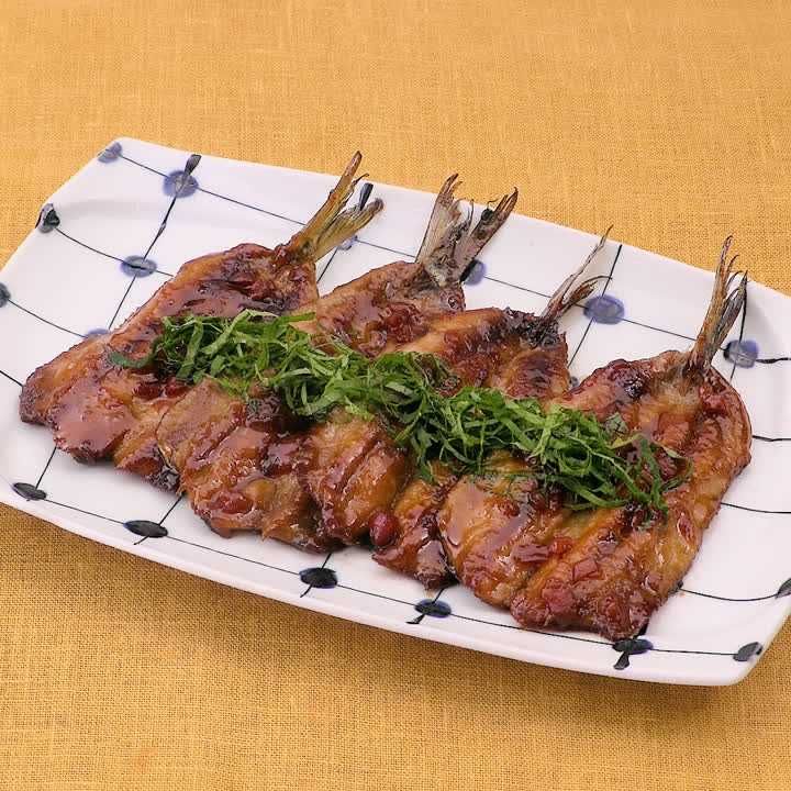 イワシの梅蒲焼き