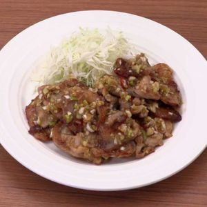 カリカリ豚肉の甘酢だれ