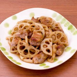 鶏肉とレンコンのさっぱり炒め