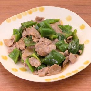 豚肉とピーマンのポン酢炒め