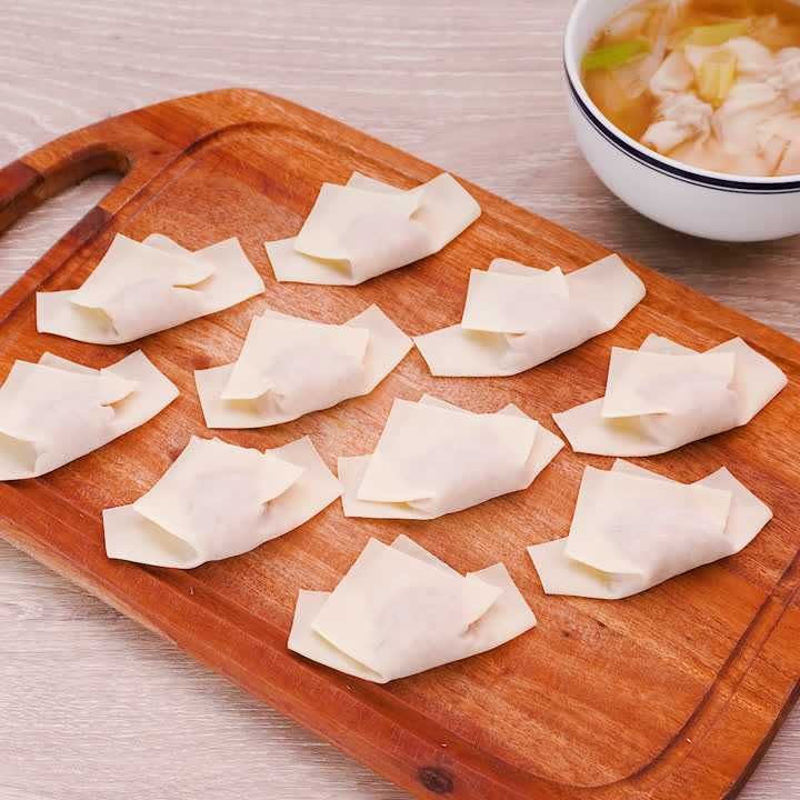 料理の基本! ワンタンの包み方のレシピ動画・作り方 | DELISH KITCHEN