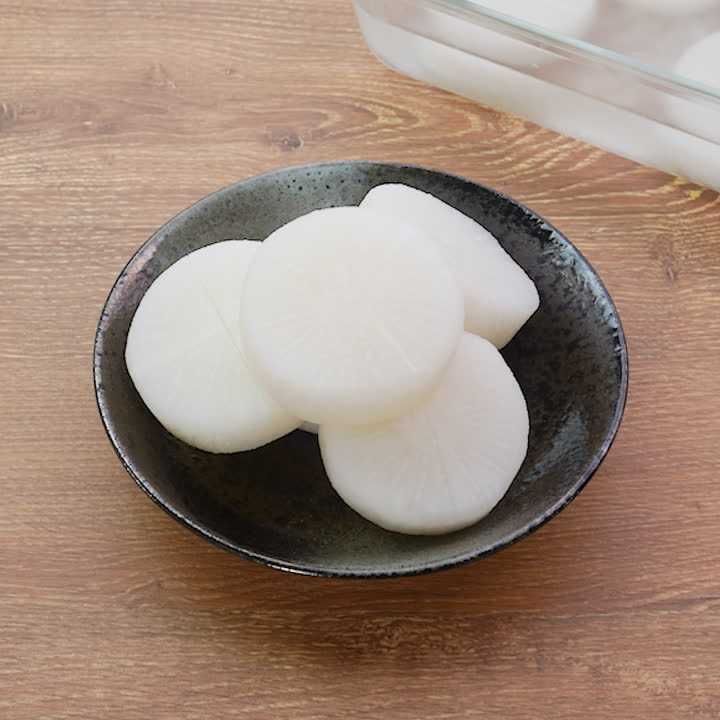 レンジで大根の下茹で