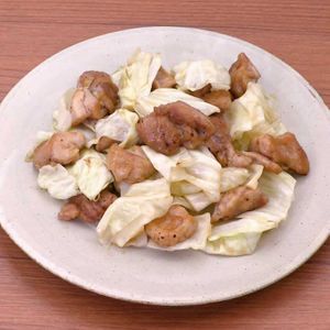 鶏肉とキャベツのさっぱり炒め