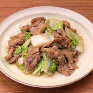 「豚肉と白菜のオイスター炒め」のレシピ動画