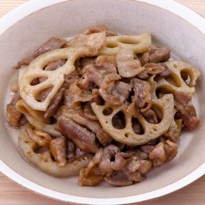 「豚肉とれんこんのオイスター炒め」のレシピ動画
