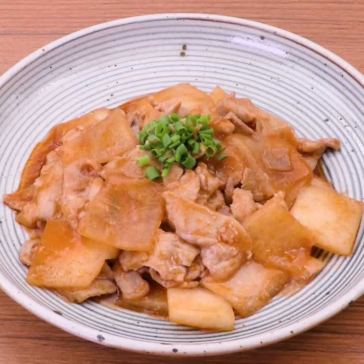 豚肉と冬瓜のケチャップ炒め