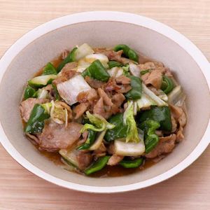 豚肉と白菜のオイスター炒め