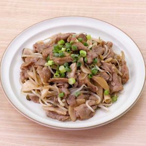「豚肉エリンギのもやしオイスター炒め」のレシピ動画