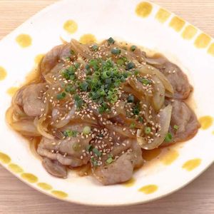 「豚ロースの甘辛焼き」のレシピ動画