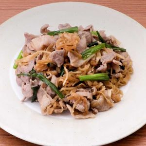 豚こまと切り干し大根のうま塩炒め煮