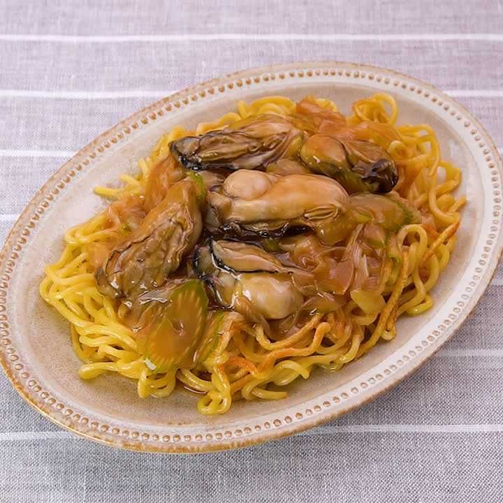 牡蠣のあんかけ焼きそば