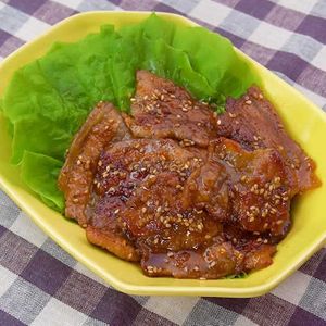 「豚バラ焼肉」のレシピ動画