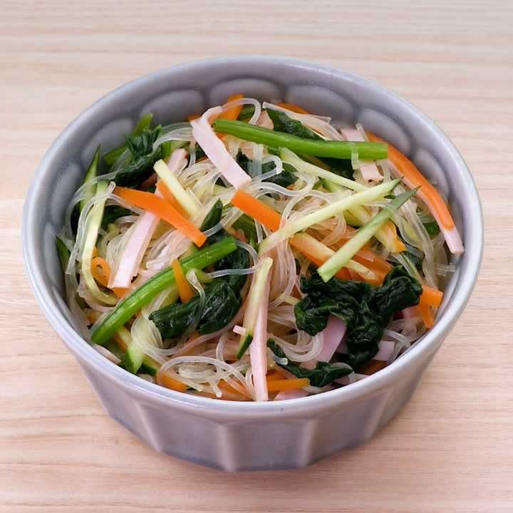 ほうれん草の春雨サラダ