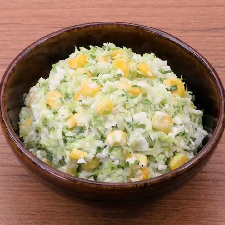 玉ねぎとコーンのコールスロー
