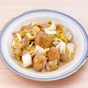 「鶏肉と白菜の甘辛炒め」のレシピ動画