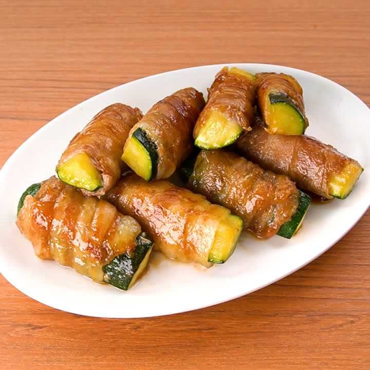 ズッキーニの肉巻き