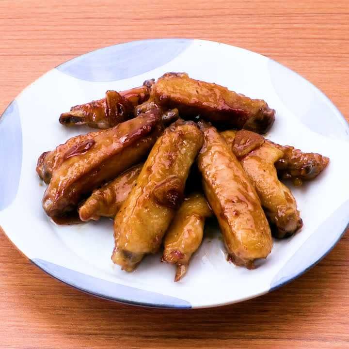 手羽中の照り焼き
