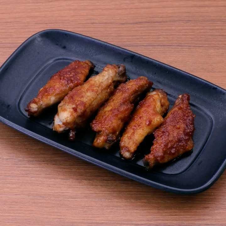 手羽中のピリ辛炒め