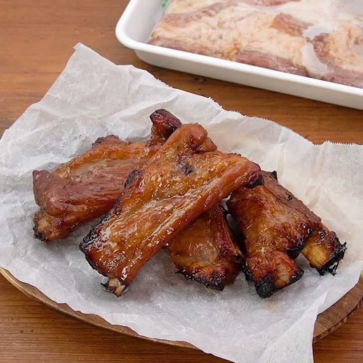 下味冷凍 ハニージンジャースペアリブ