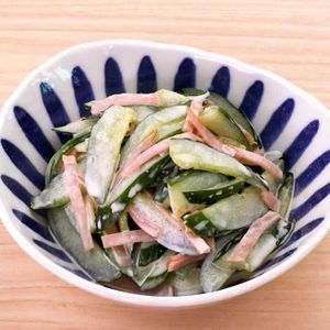 きゅうりとハムのマヨサラダ