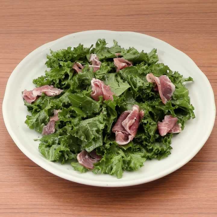 ケールとハムのイタリアンサラダ