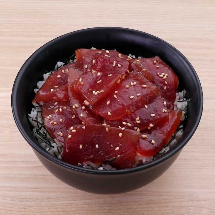 マグロのめんつゆ漬け