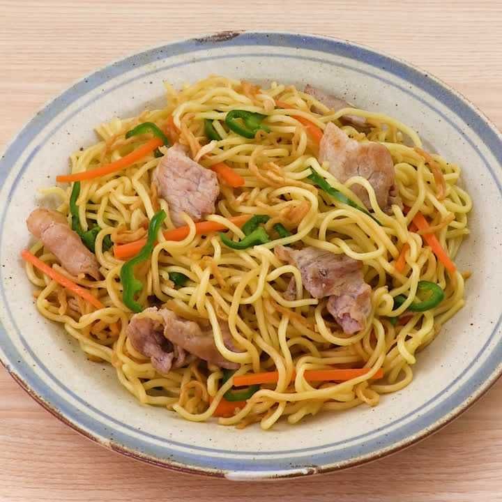 切り干し大根入り焼きそば