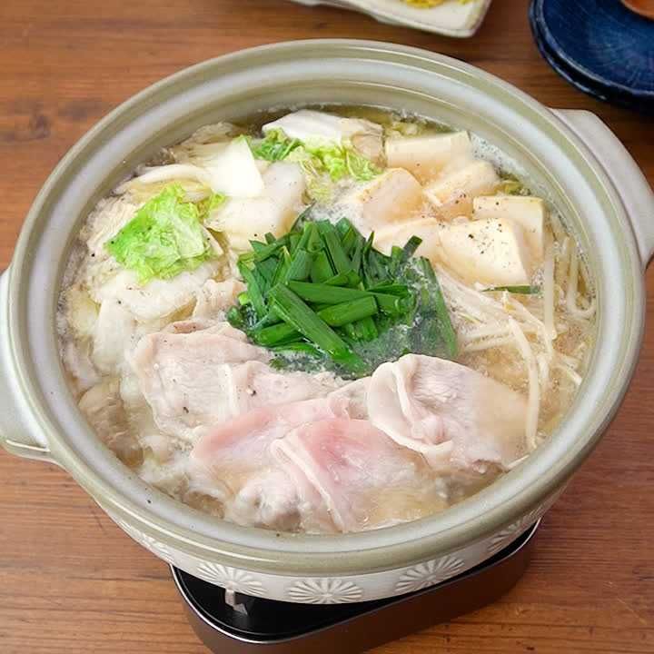 ガーリック塩麹鍋