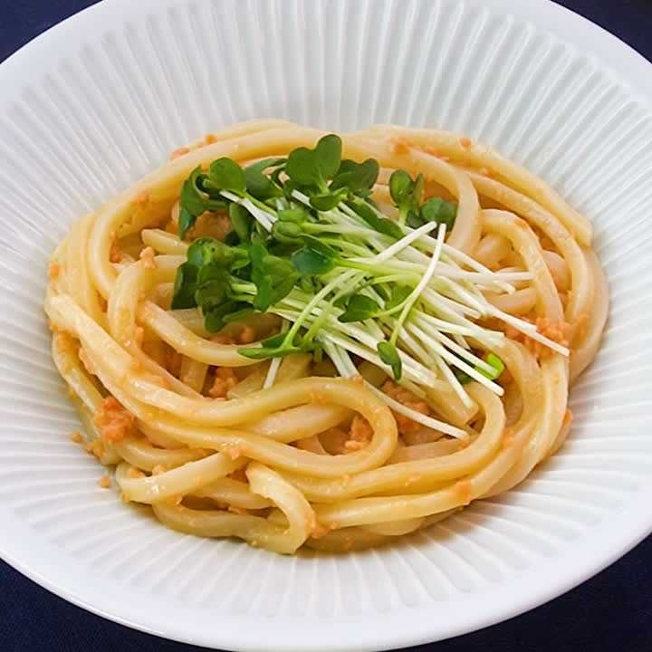 簡単混ぜうどん