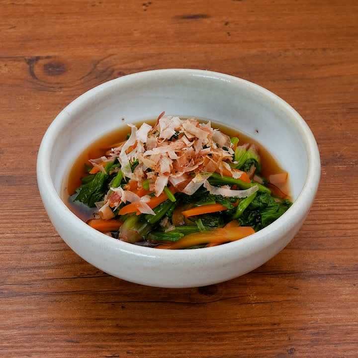 ほうれん草とにんじんのおひたし