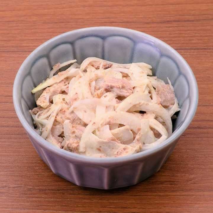 新玉ねぎのツナマヨサラダ