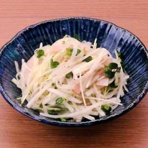 「大根とハムの中華サラダ」のレシピ動画