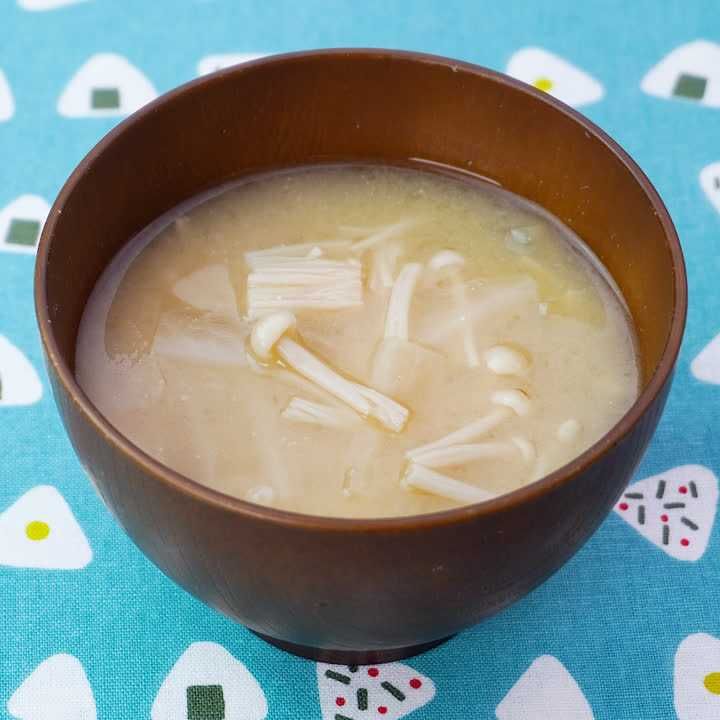 えのきと大根の味噌汁