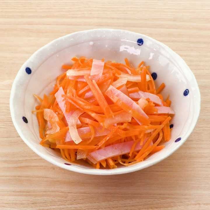 にんじんとハムのイタリアンサラダ