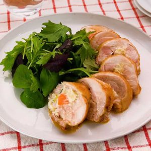 「ポテトサラダ入りチキンロール」のレシピ動画