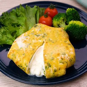 「ブラータのオムレツ」のレシピ動画