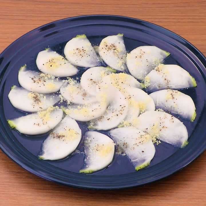 かぶのカルパッチョ風サラダ
