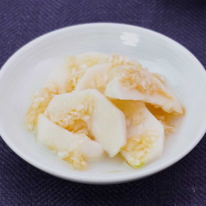 かぶのねぎ塩あえ