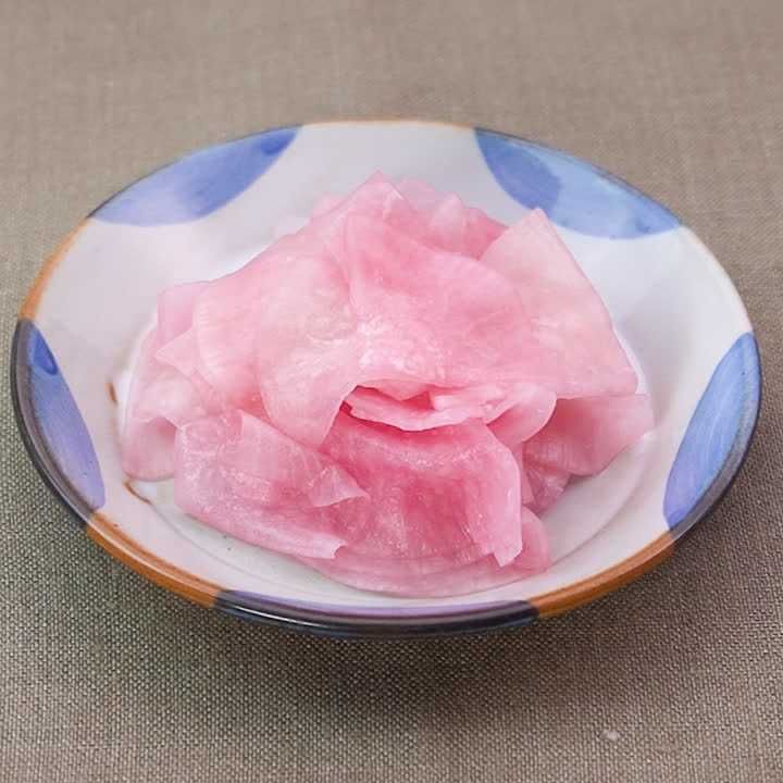 桜漬け大根