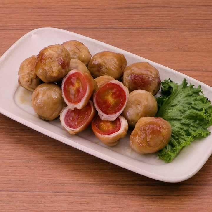 トマトの肉巻き