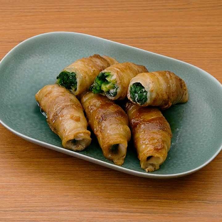 ほうれん草の肉巻き