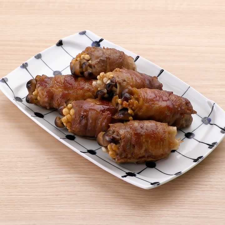 きのこの肉巻き