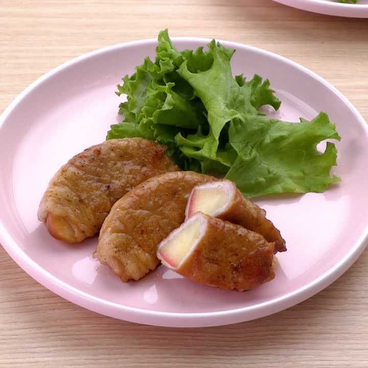 りんごの肉巻き