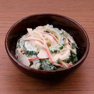 ゴーヤーとかにかまぼこのマヨサラダ