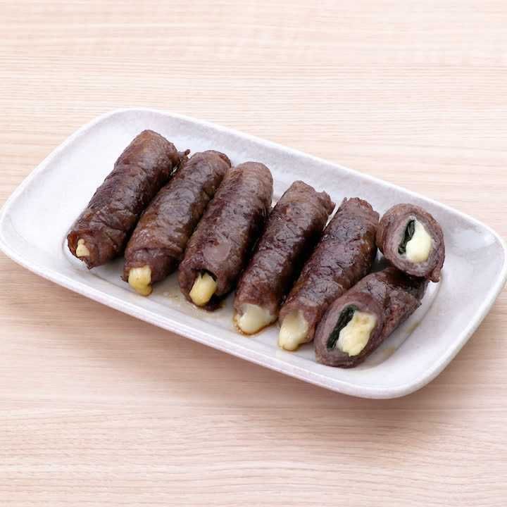 大葉とチーズの牛肉巻き