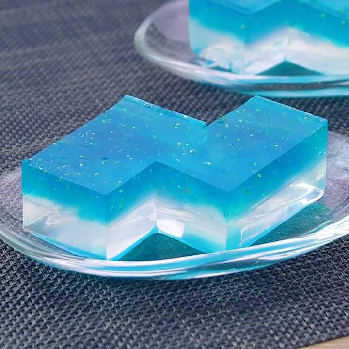 食べるのがもったいない♡ 錦玉羹(きんぎょくかん)のレシピ動画